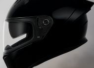 AXTER FULL FACE WITH SPOLIER SMOKE DUAL VISOR BLACK