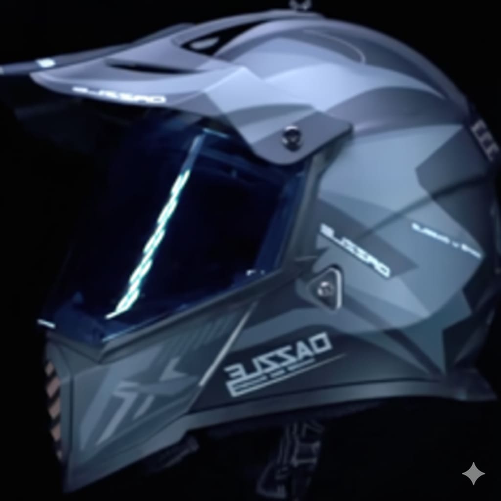 DAZZLE MOTOCROSS D1 DECORE BLACK