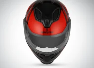 DREAM FLIP UP D1 DECORE WITH DUAL CLEAR VISOR BLACK