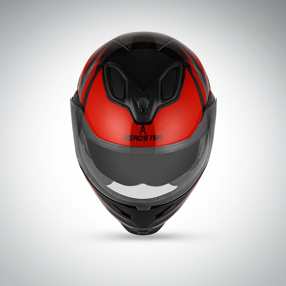 DREAM FLIP UP D1 DECORE WITH DUAL CLEAR VISOR BLACK