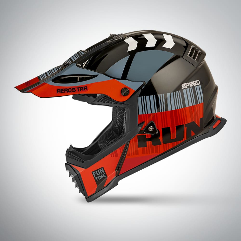 DAZZLE MOTOCROSS D1 DECORE BLACK