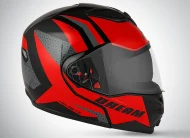 DREAM FLIP UP D1 DECORE WITH DUAL CLEAR VISOR BLACK