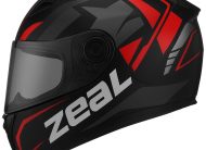 HELMET ZEAL FULL FACE SMOKE VISOR D2 DECORE BLACK